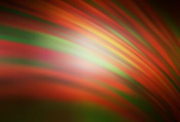 Dark Yellow vector abstract bright template.