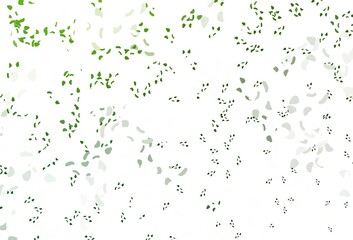 Light green vector backdrop with abstract shapes.