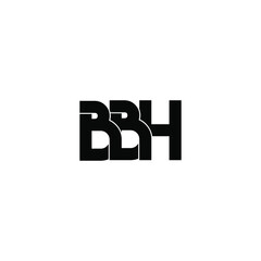 bbh letter original monogram logo design
