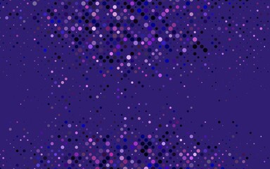 Fototapeta na wymiar Light Purple vector template with circles.