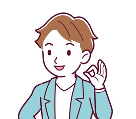 Young and naughty brown-haired man