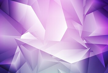 Obraz premium Light Pink vector layout with lines, triangles.