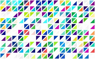 Fototapeta na wymiar Light Multicolor, Rainbow vector seamless pattern in polygonal style.