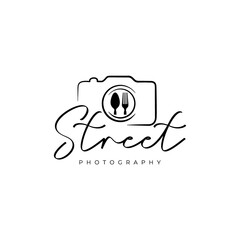 Food Photography Logo. Photography Logo design vector inspiration