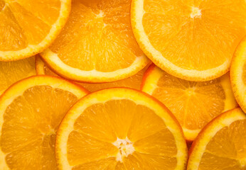 orange slices background