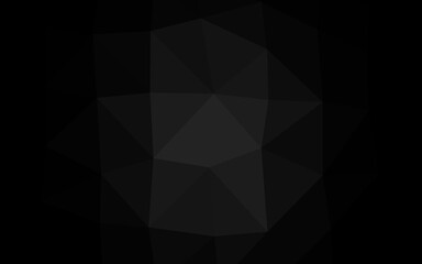 Dark Silver, Gray vector abstract mosaic backdrop.