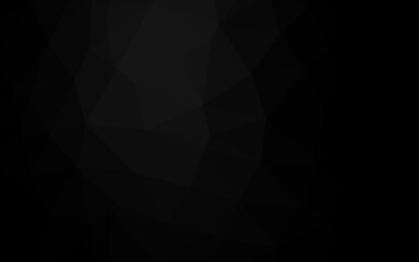 Obraz premium Dark Silver, Gray vector triangle mosaic template.