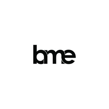 bme letter original monogram logo design