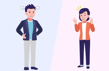 Young and healthy men and women with background