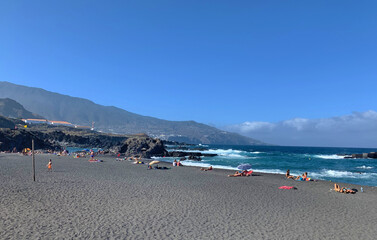 Fototapeta na wymiar Playa de Los Cancajos, La Palma
