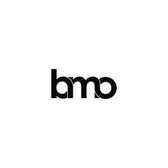 bmo letter original monogram logo design