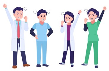 Fototapeta premium Young and healthy healthcare professionals