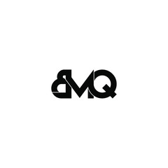 bmq letter original monogram logo design