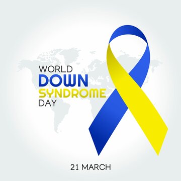 World Down Syndrome Day Vector Illustration. Suitable for greeting card poster and banner.