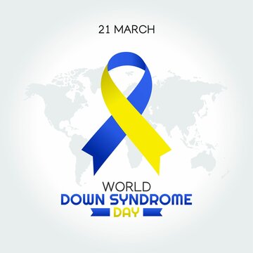 World Down Syndrome Day Vector Illustration. Suitable for greeting card poster and banner.