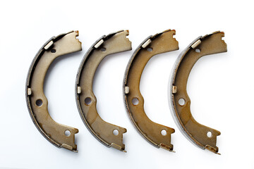brake shoes for drum brakes, spare parts for car consumables for service and maintenance of auto...