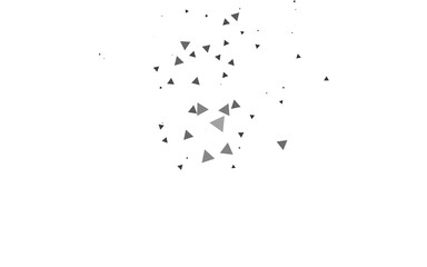 Obraz na płótnie Canvas Light Silver, Gray vector pattern in polygonal style.