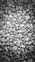 Photo background stones rubble and gravel