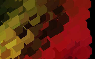 Dark Green, Red vector template with rhombus.