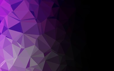 Obraz premium Light Purple vector polygonal pattern.