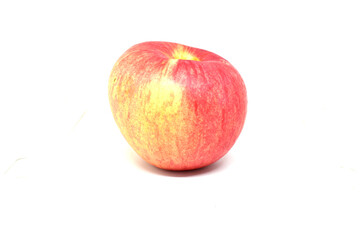 red apple isolated on white