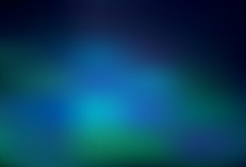 Dark Blue, Green vector blurred and colored pattern.