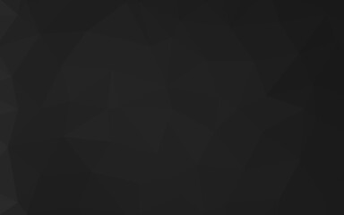 Obraz premium Dark Silver, Gray vector abstract polygonal texture.