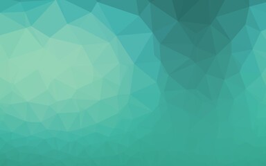 Obraz premium Light BLUE vector polygon abstract layout.