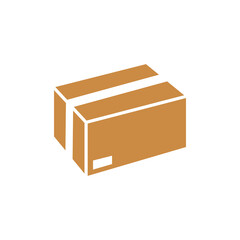 Packaging box icon design template vector isolated illustration