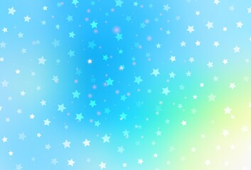 Light Blue, Green vector pattern in Christmas style.