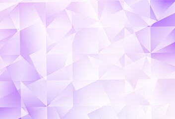 Light Purple vector polygonal background.