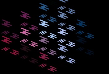 Dark Blue, Red vector template with repeated sticks.