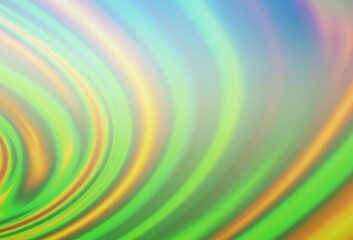 Fototapeta premium Light Blue, Green vector background with lamp shapes.