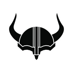 viking hat vector. viking helmet icon. icon vector illustration