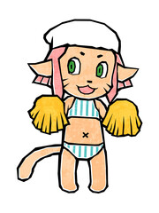 Characters_10/29/2009 : 猫娘チアガール