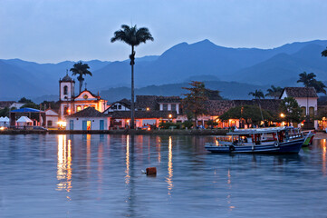 Anoitecer em Parati. Rio de Janeiro
