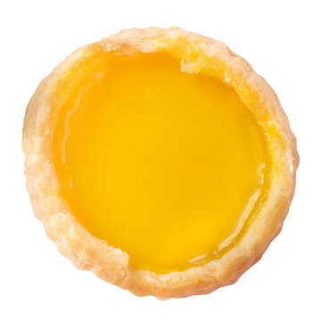 Isolated Hong Kong Egg Tarts