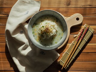 아시아 전통음식 쌀국수 
