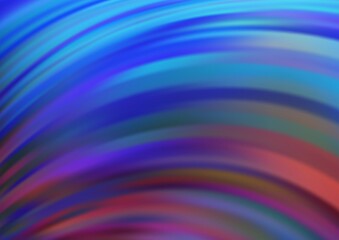 Fototapeta premium Light Blue, Red vector pattern with liquid shapes.