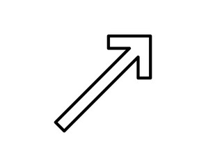 Arrow line icon