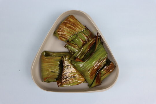 South Indian food, Kerala  Pollichathu, food cooked after wrapping with banana leaves