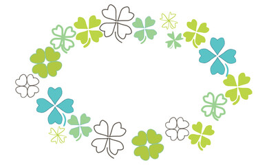 クローバーの装飾素材