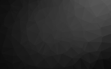 Obraz premium Dark Silver, Gray vector abstract polygonal texture.