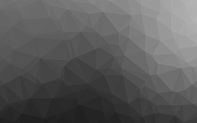 Light Silver, Gray vector abstract mosaic pattern.