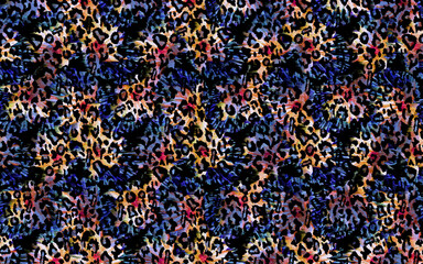 abstract leopard print texture design