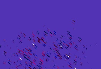 Light Pink, Blue vector texture with colorful lines.