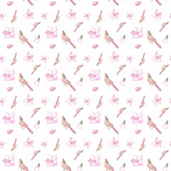 Watercolor easter cute pattern. Perfect for printing, textile, web design. Scrap paper, photo albums, various gift items and other creative uses.