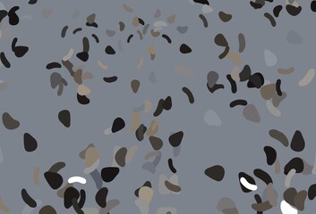 Light Black vector background with abstract forms.