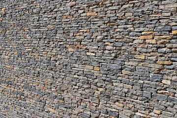 Stone Wall Cladding from natural stone close up