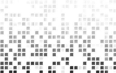 Light Silver, Gray vector pattern in square style.